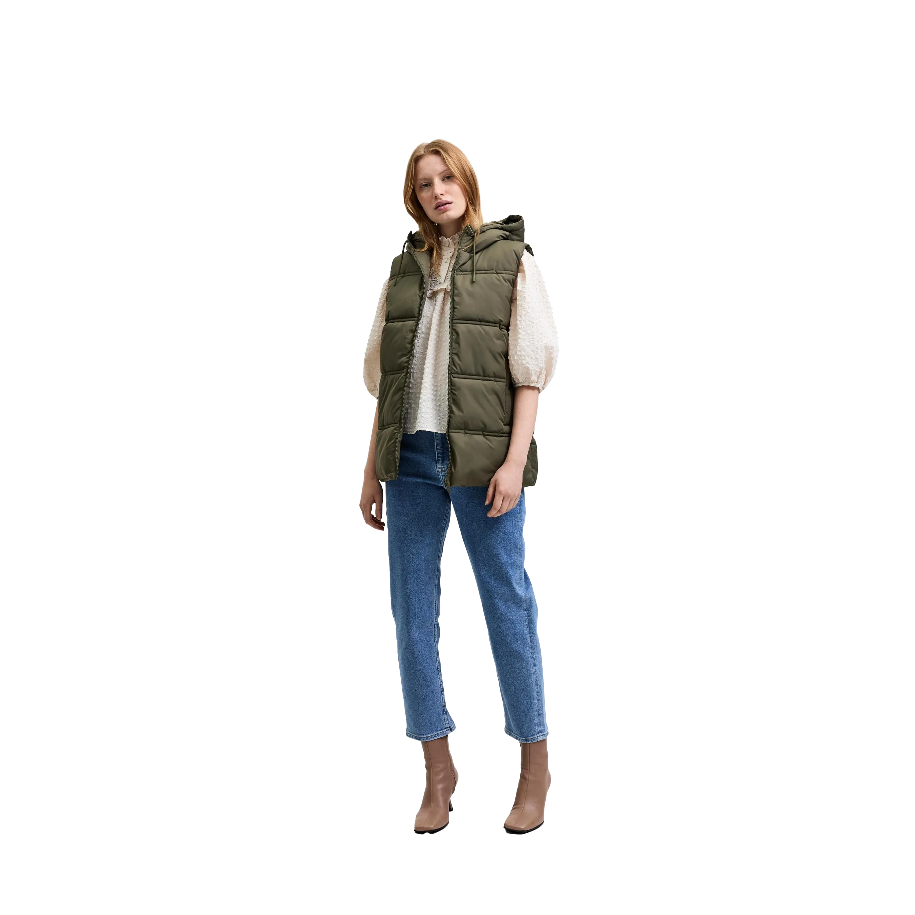 Selected Femme Alina Quilted Vest