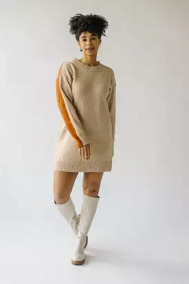 Sharrow Two Tone Sweater - Sand | Shop Now