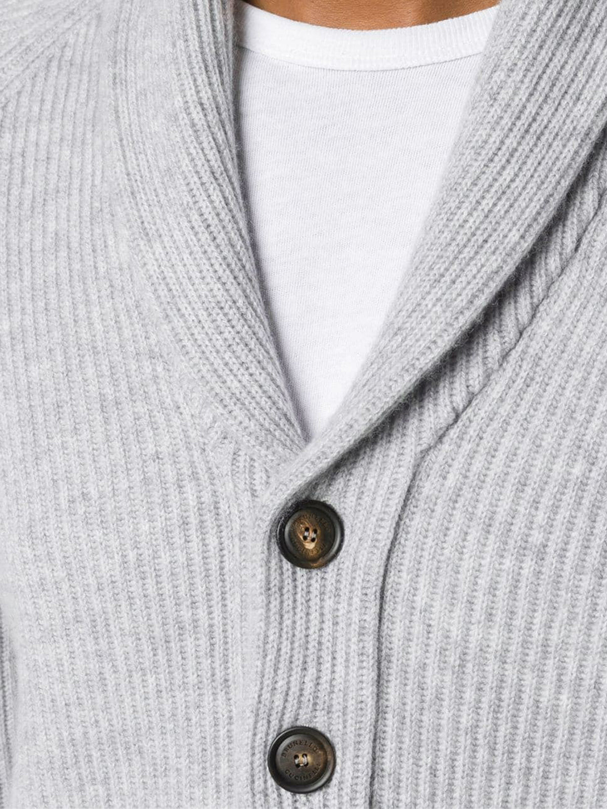 Shawl collar cardigan