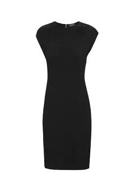 Shirred Neck Dress, Women's Classic J0109614