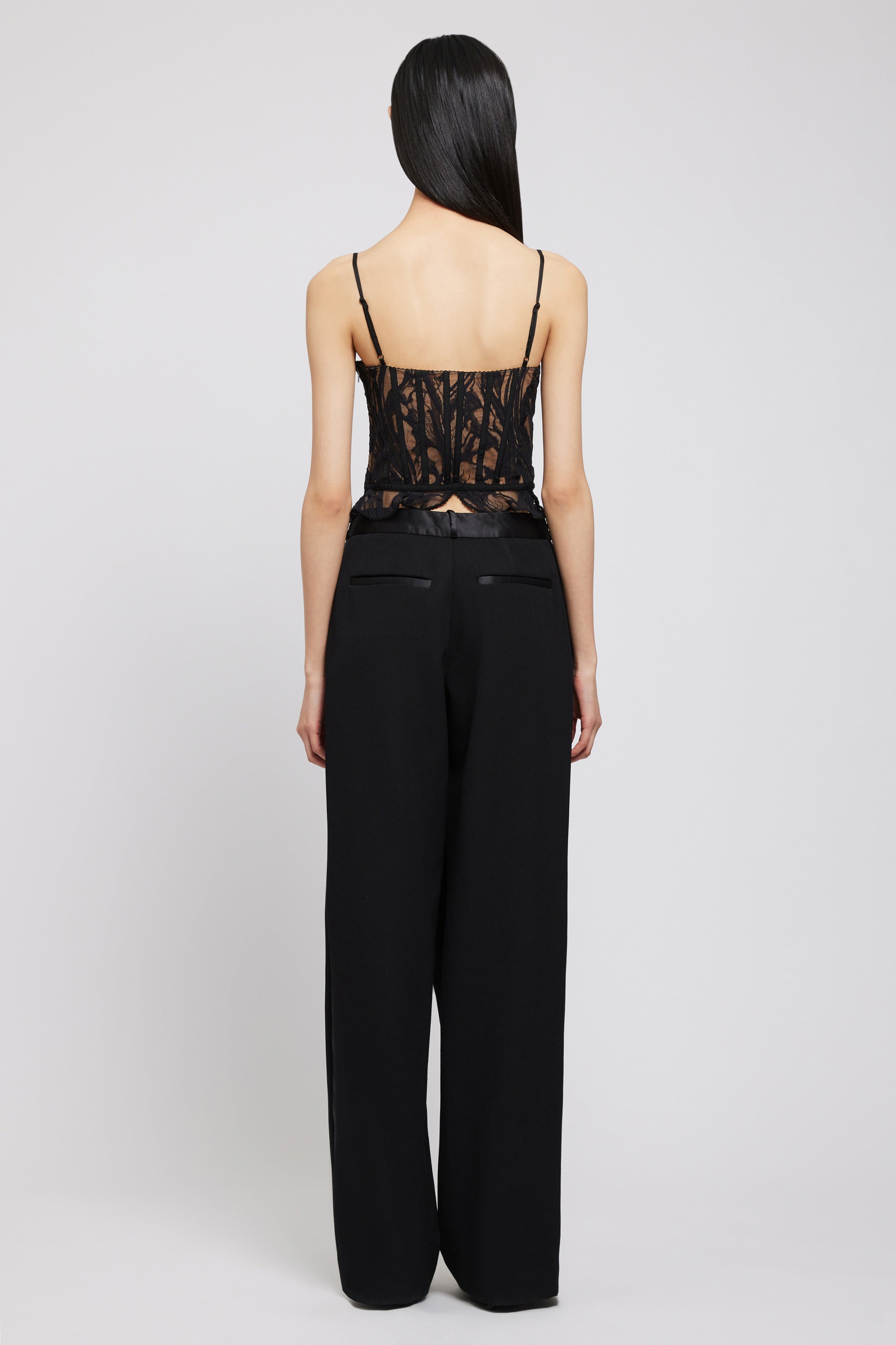 Simkhai Black Dalila Bustier Top- SEO