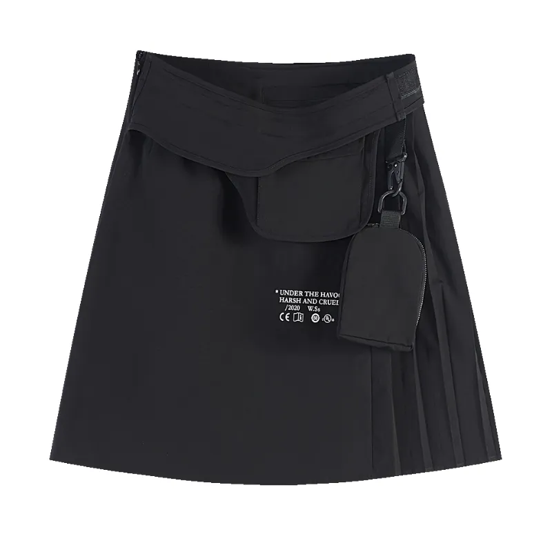 Skirt with Removable Pockets