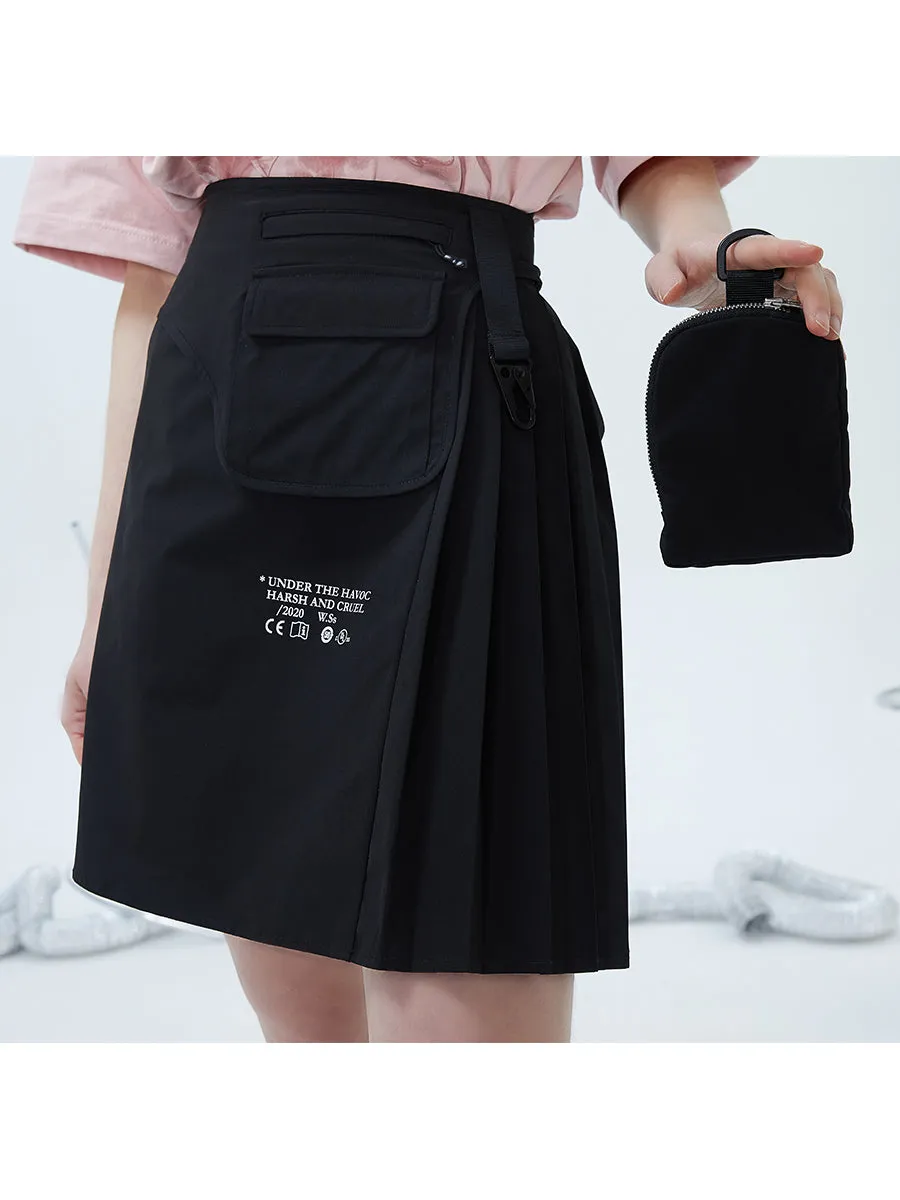 Skirt with Removable Pockets