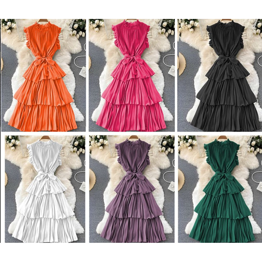 Sleeveless Ruffle Dress - Google SEO Result: Ruffled Sleeveless Dress