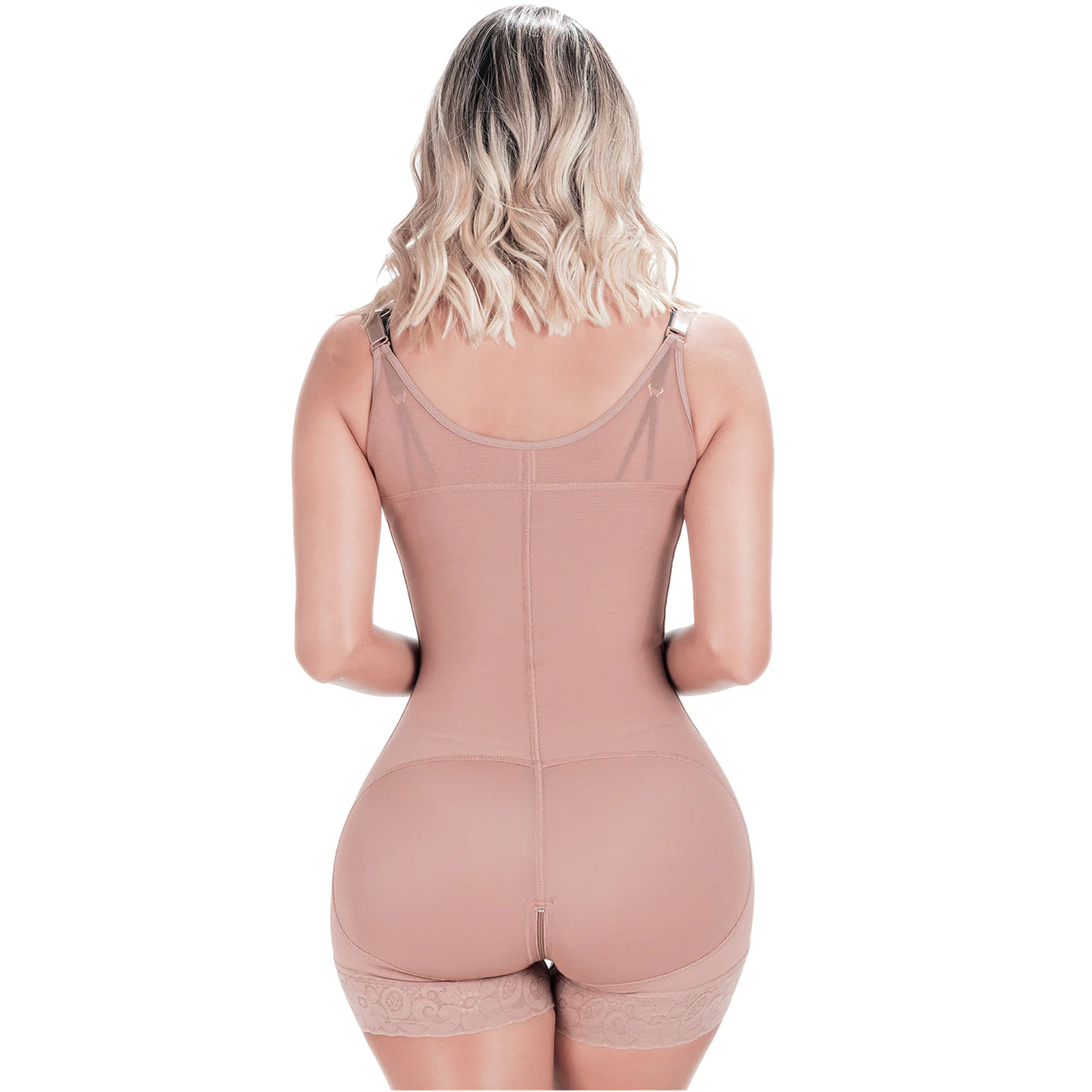 SONRYSE 068BF | Colombian Postpartum & Post Surgery Compression Garment - Open Bust Shapewear- Tummy Tuck Liposuction Bodysuit S