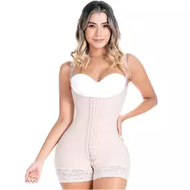 SONRYSE 068BF | Colombian Postpartum & Post Surgery Compression Garment - Open Bust Shapewear- Tummy Tuck Liposuction Bodysuit S