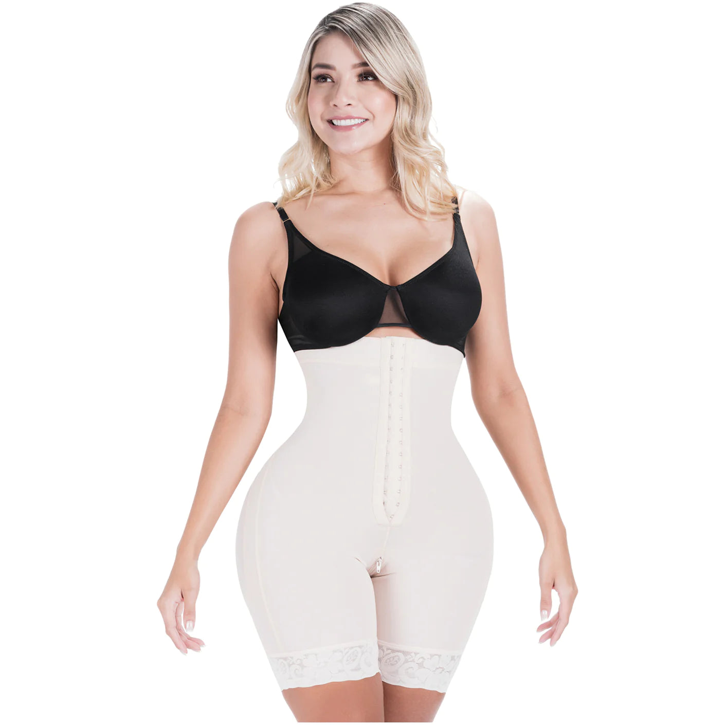 SONRYSE 072BF | Colombian Tummy Control Butt Lifting Shapewear Shorts | Daily Use | Powernet