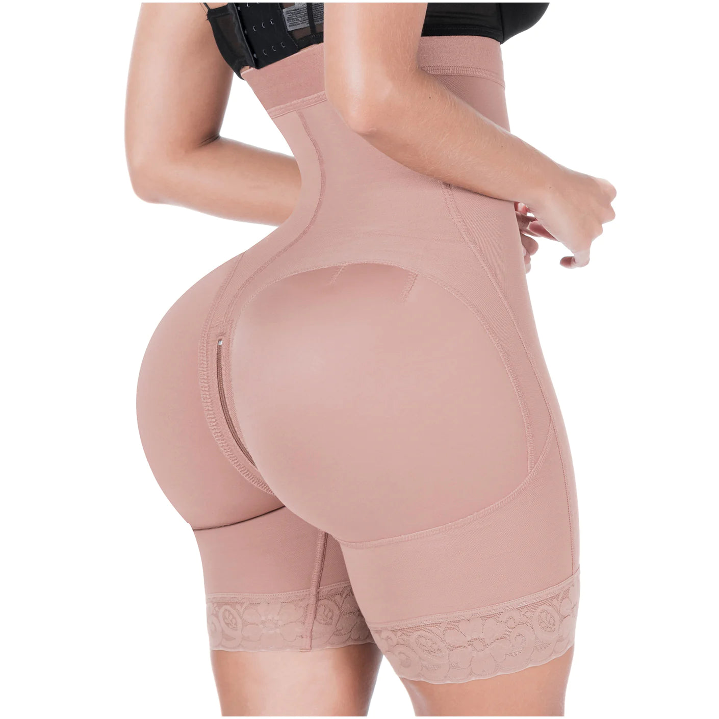 SONRYSE 072BF | Colombian Tummy Control Butt Lifting Shapewear Shorts | Daily Use | Powernet