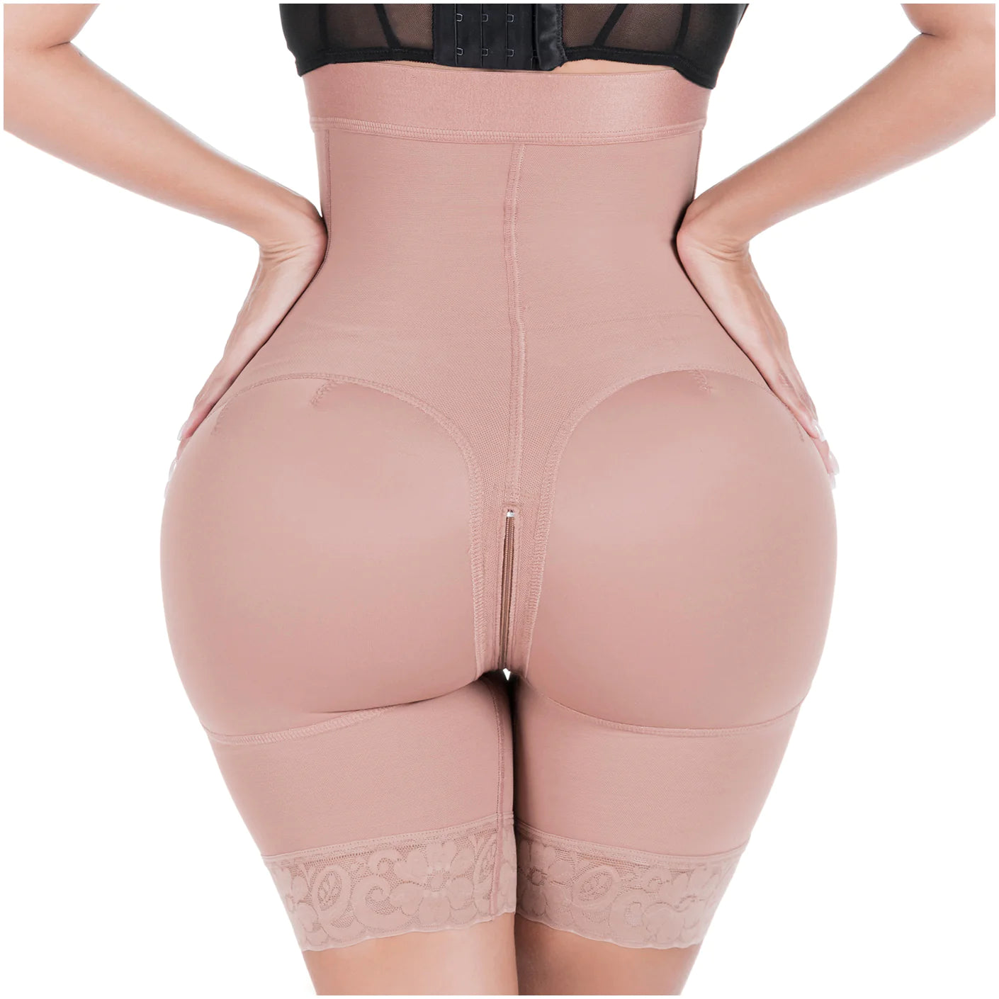 SONRYSE 072BF | Colombian Tummy Control Butt Lifting Shapewear Shorts | Daily Use | Powernet