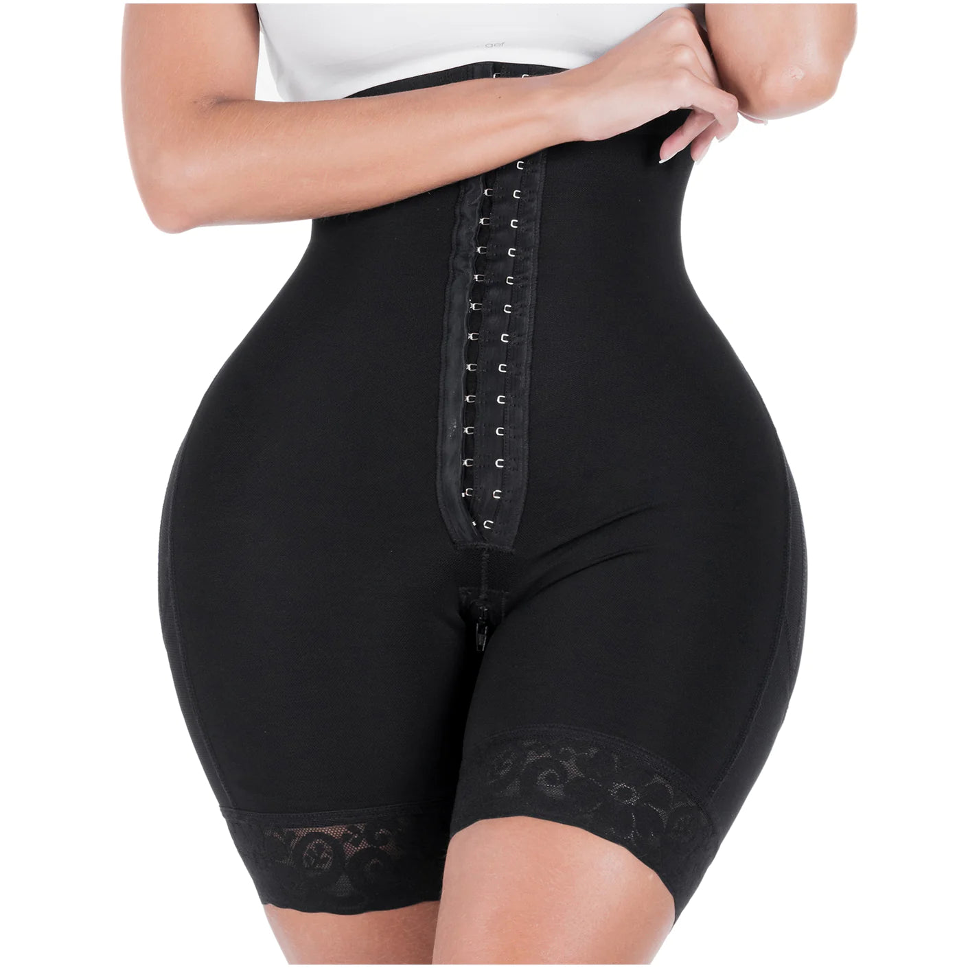 SONRYSE 072BF | Colombian Tummy Control Butt Lifting Shapewear Shorts | Daily Use | Powernet