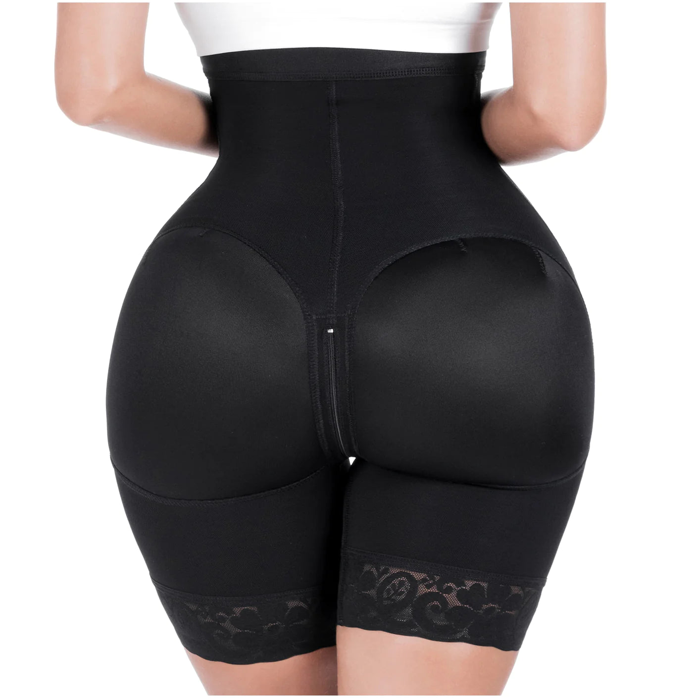 SONRYSE 072BF | Colombian Tummy Control Butt Lifting Shapewear Shorts | Daily Use | Powernet