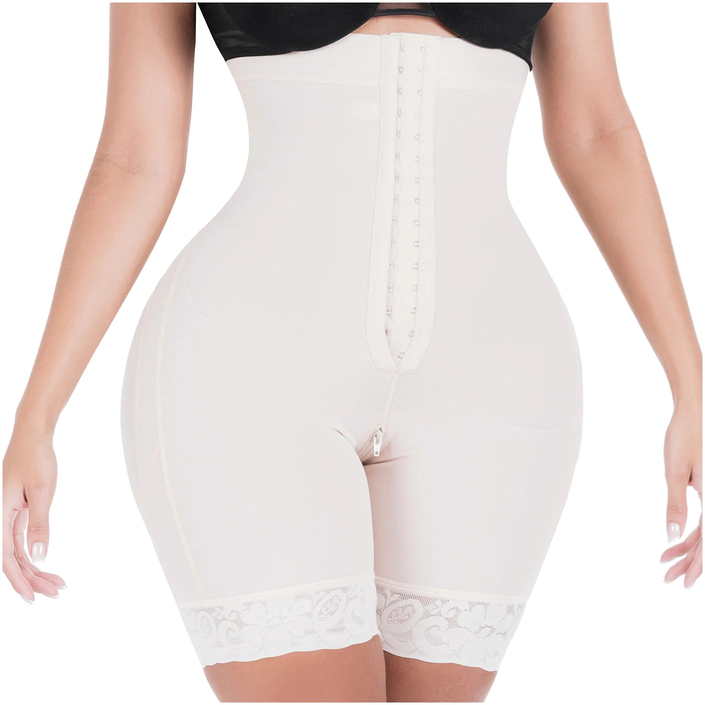 SONRYSE 072BF | Colombian Tummy Control Butt Lifting Shapewear Shorts | Daily Use | Powernet