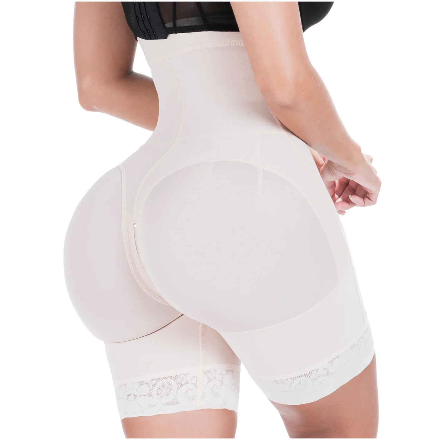 SONRYSE 072BF | Colombian Tummy Control Butt Lifting Shapewear Shorts | Daily Use | Powernet