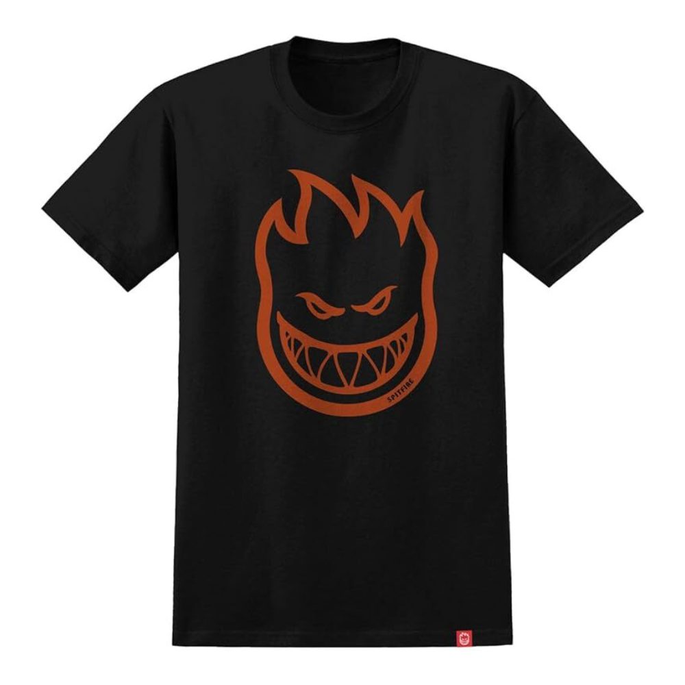 Spitfire Bighead Shirt Black/Orange Youth.