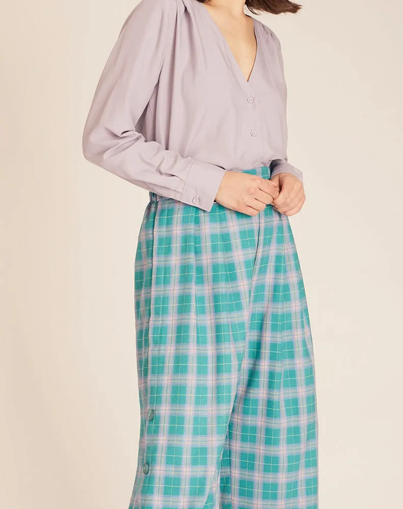 Turquoise Square Culottes