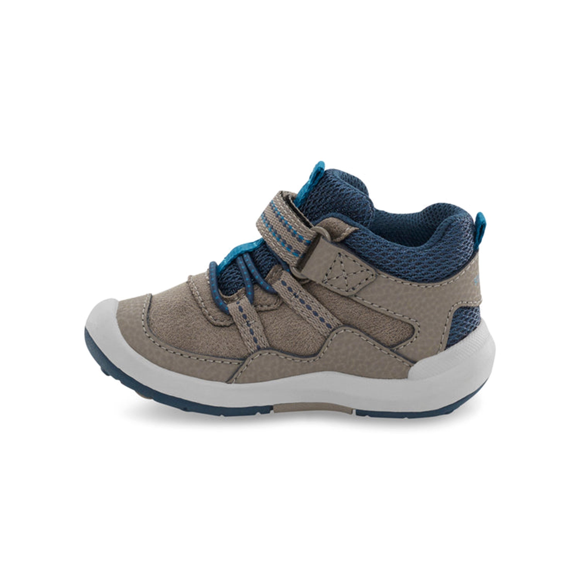 SRT Rover Kid Leather Boot, Taupe Blue