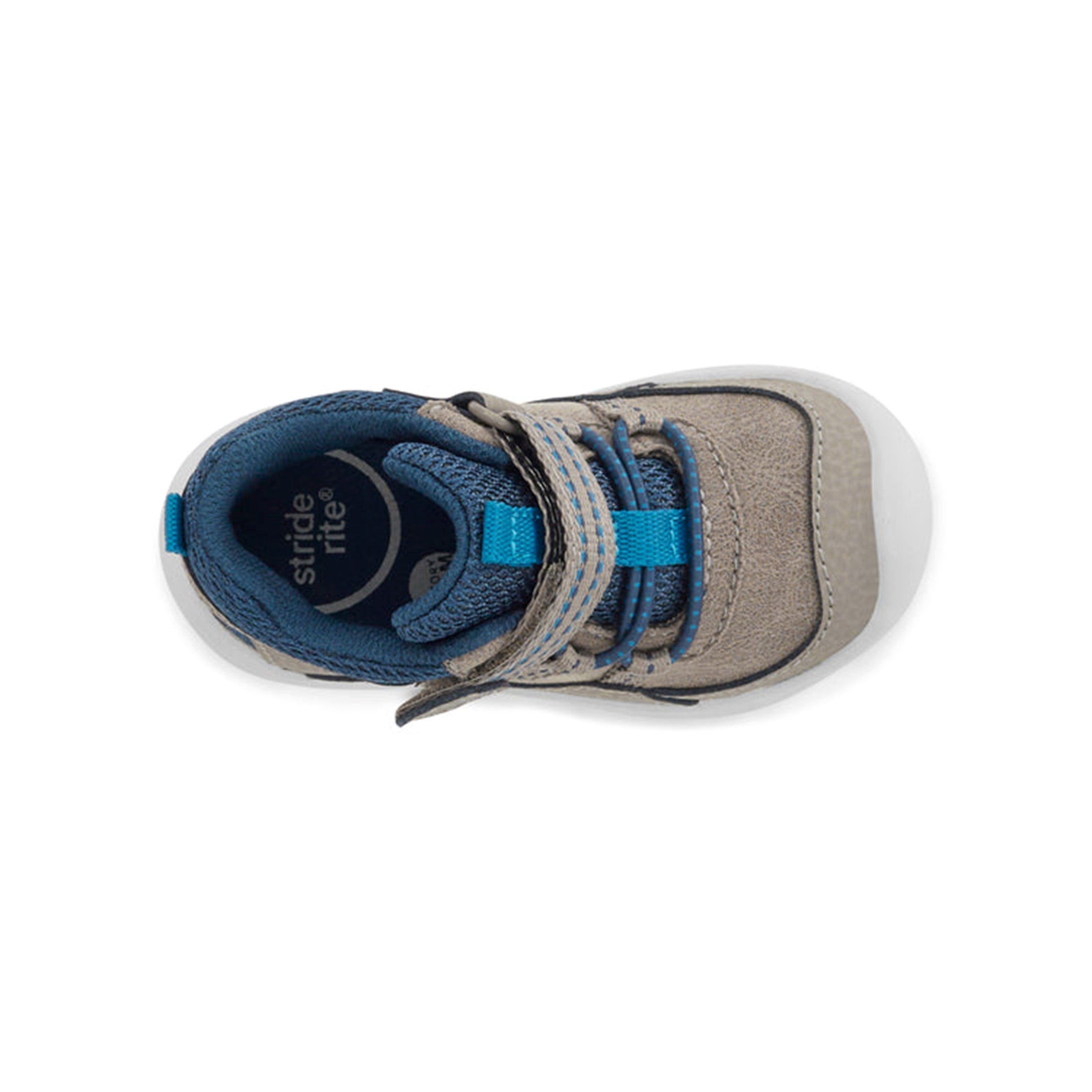 SRT Rover Kid Leather Boot, Taupe Blue