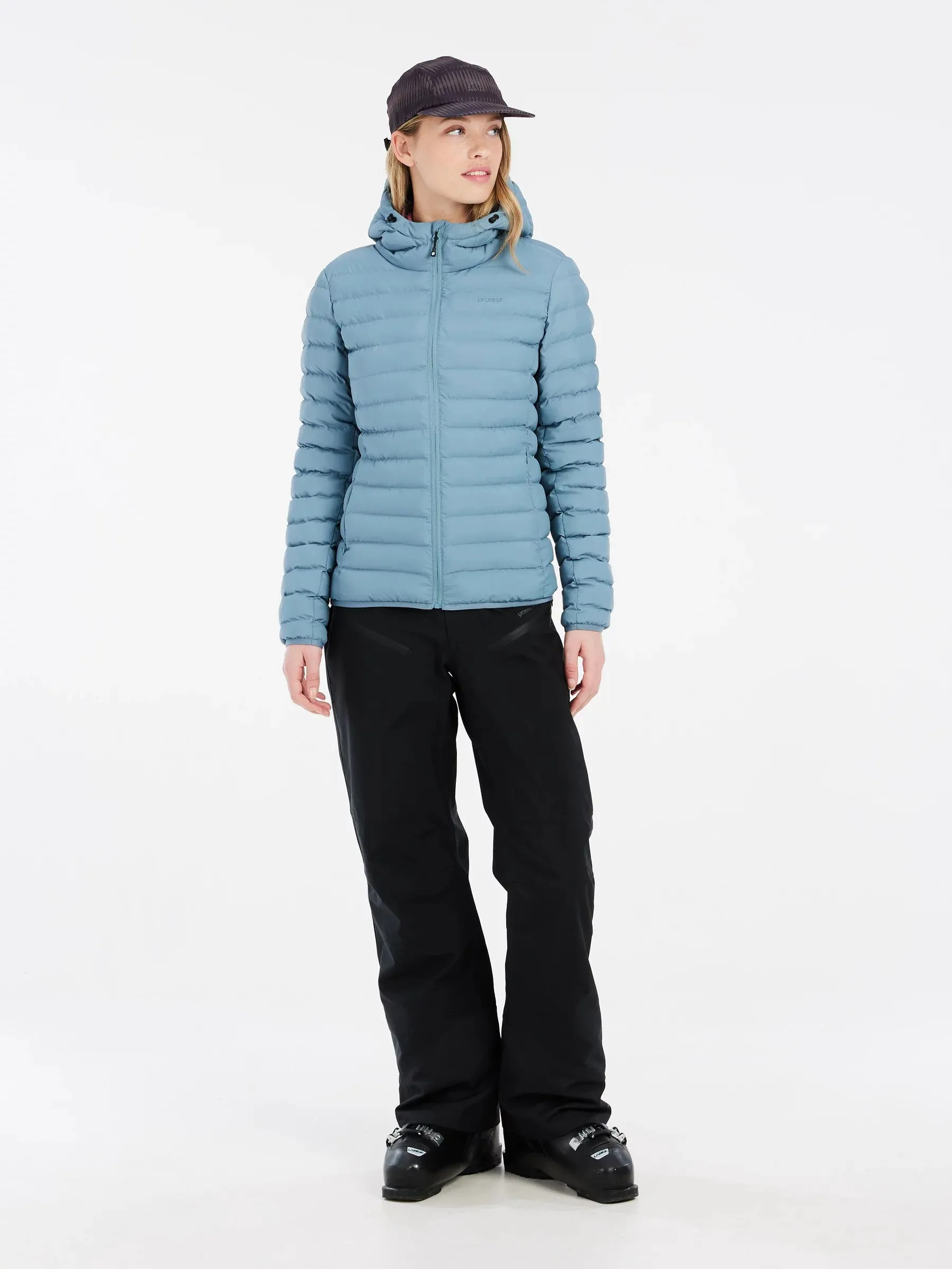 Steel Blue PRTICE Puffer Jacket