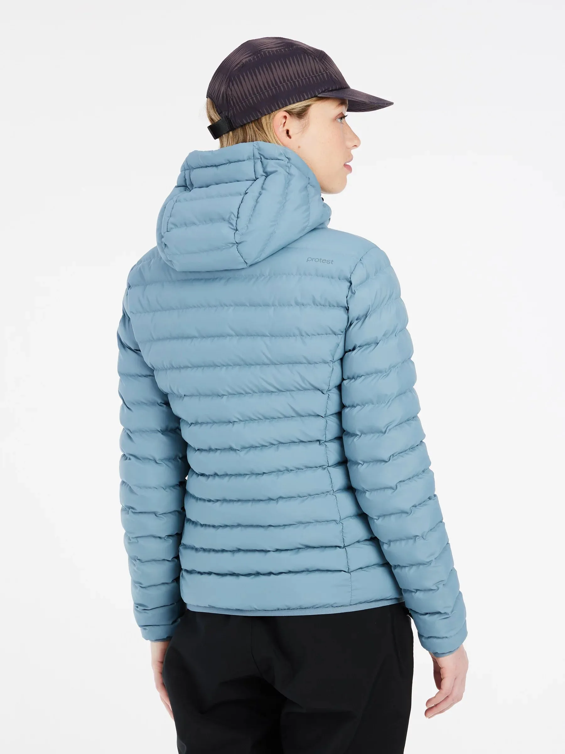 Steel Blue PRTICE Puffer Jacket