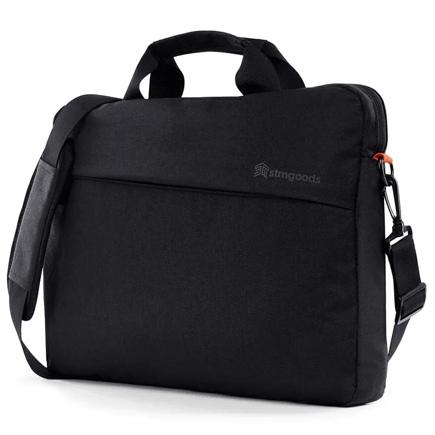 STM Gamechange Brief 13 & 14 MacBook Pro Case with Shoulder Strap - Black Bag