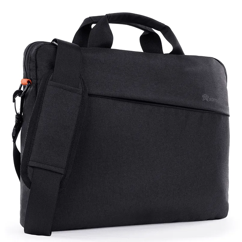 STM Gamechange Brief 13 & 14 MacBook Pro Case with Shoulder Strap - Black Bag