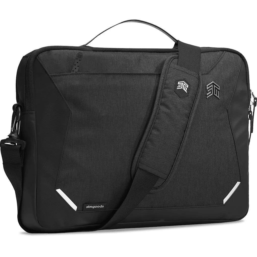 STM Myth Laptop Brief for 13 & 14-inch MacBook Pro - Shoulder Strap Bag in Black.