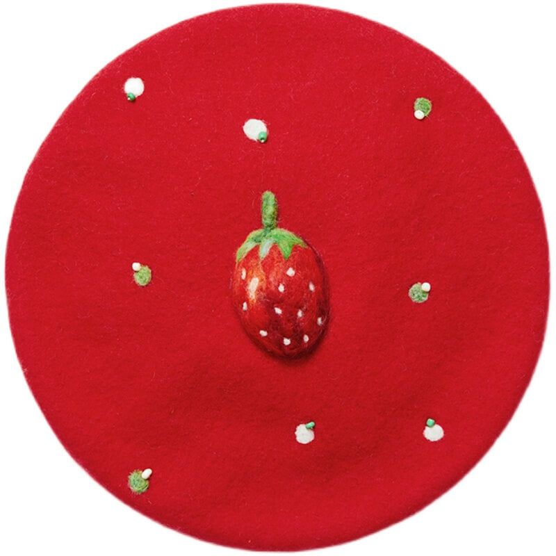 Strawberry beret - 0119