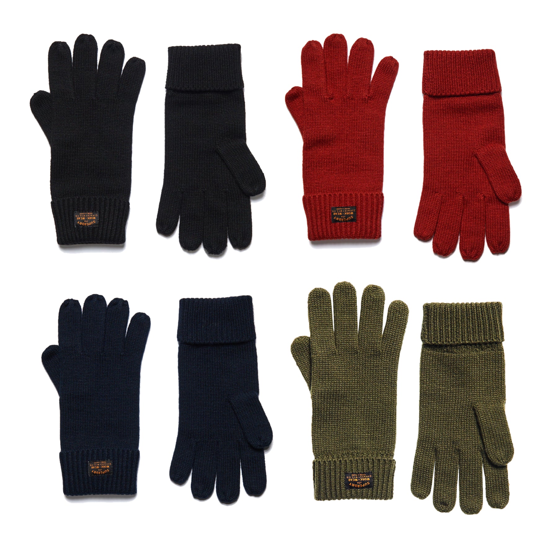 superdry mens knit radar glove cheapest price