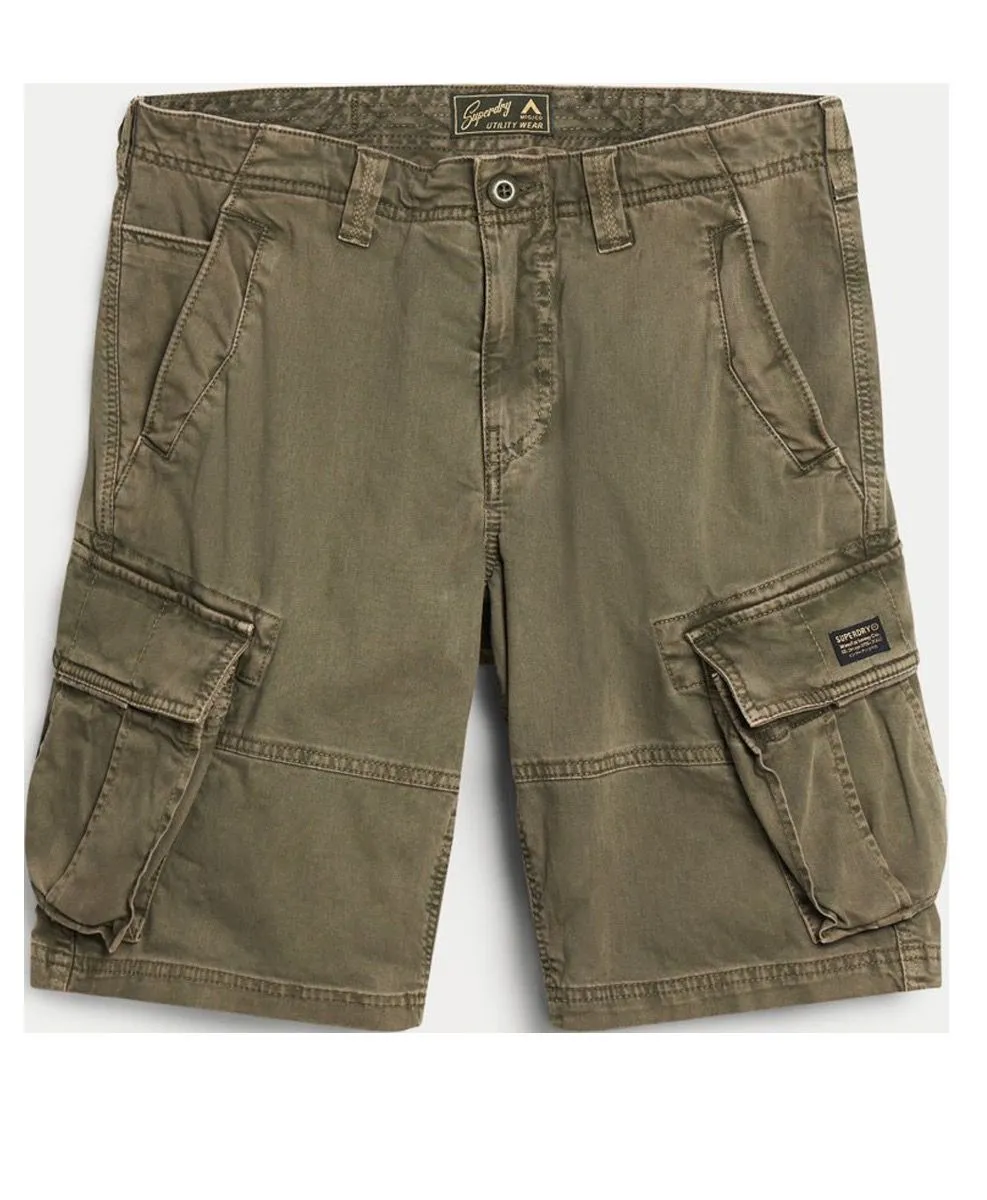 Authentic Superdry Green Cargo Shorts