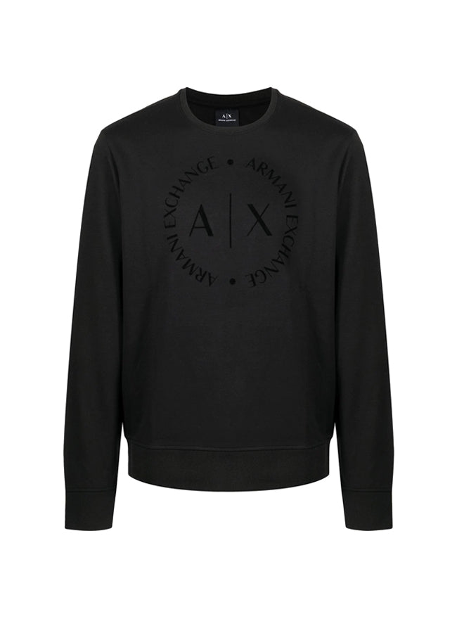 Sweatshirt with Circle Logo - 8NZM87Z9N1Z