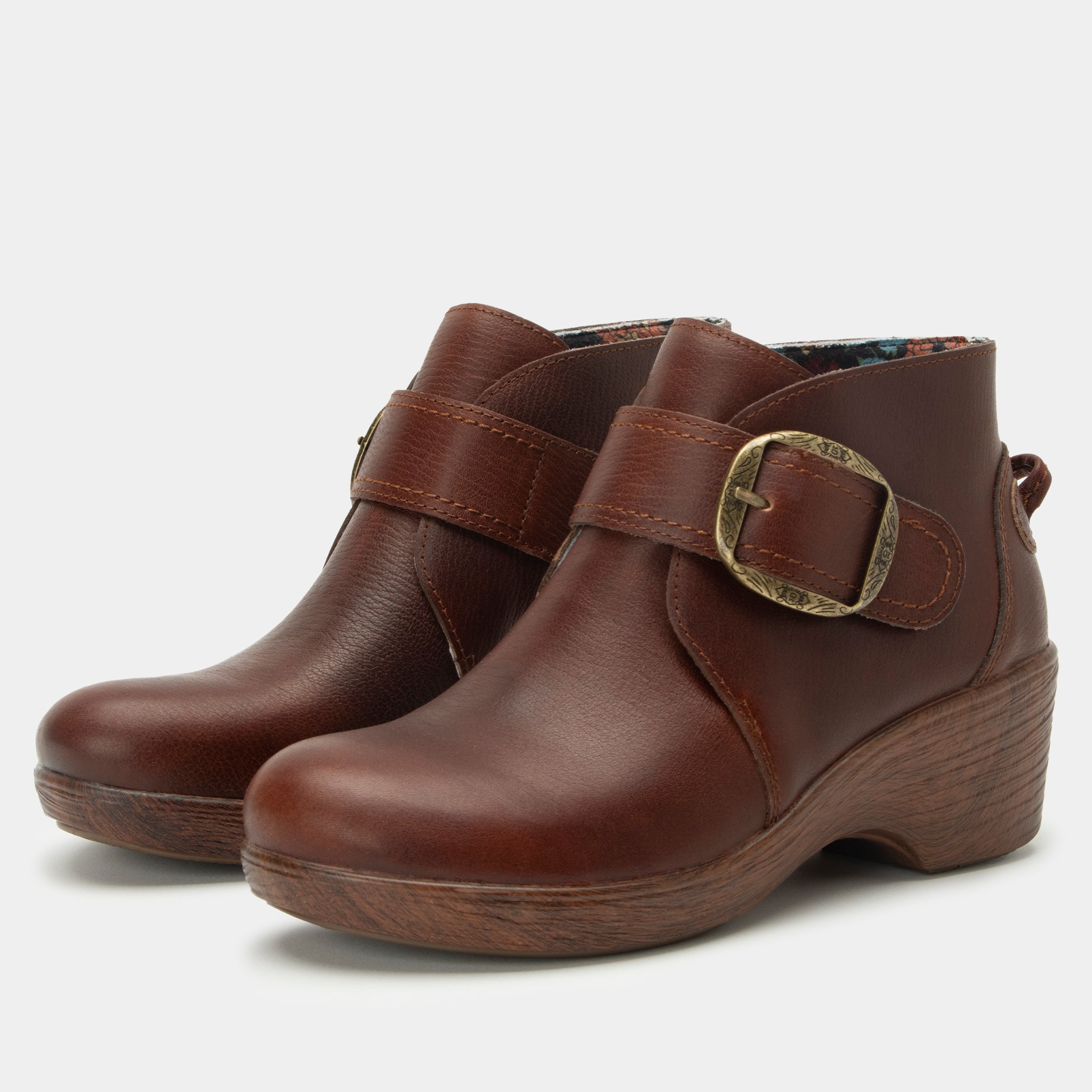 Symone Chestnut Ankle Boot