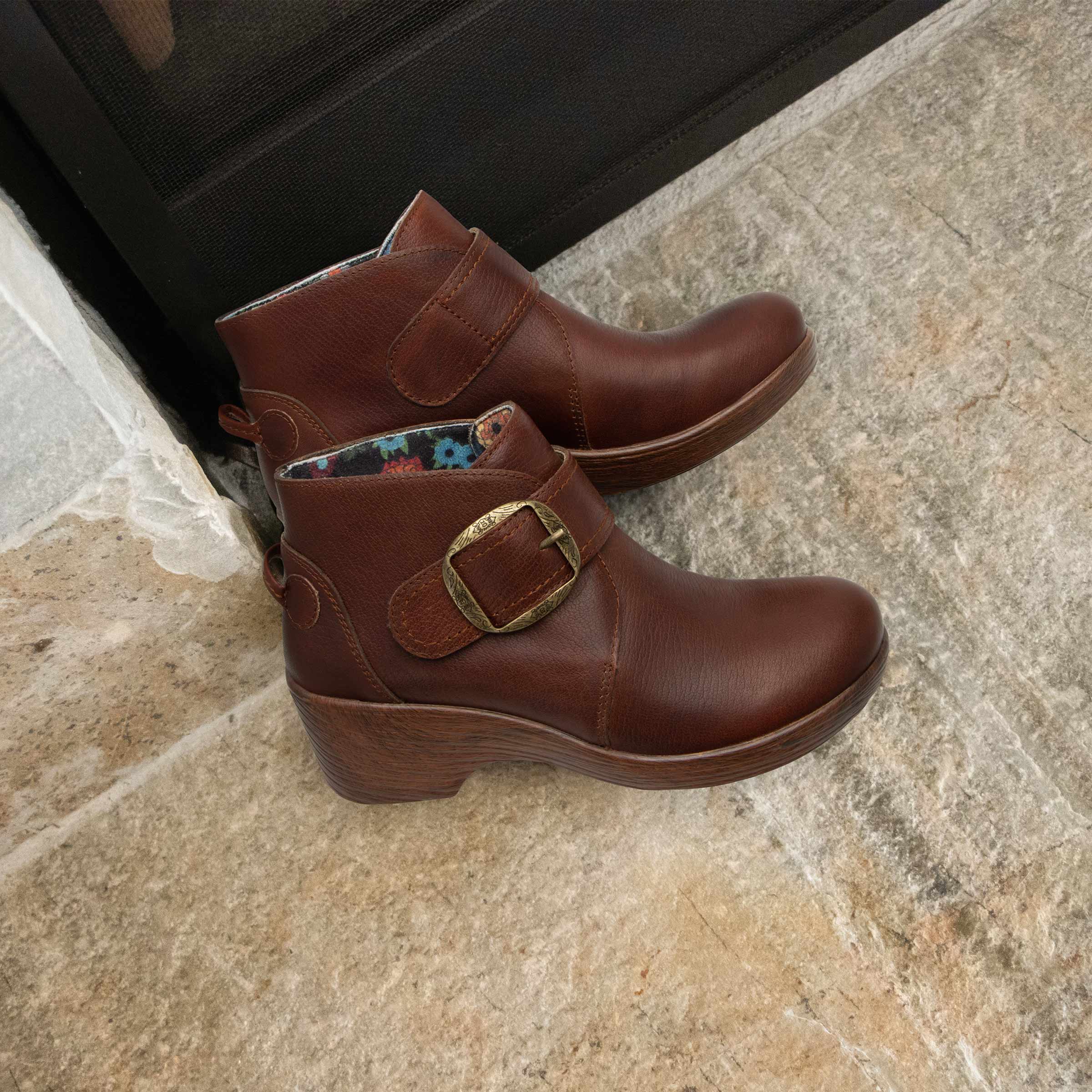 Symone Chestnut Ankle Boot