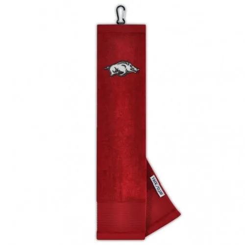 Collegiate Golf Towel Embroidered with Team Logo