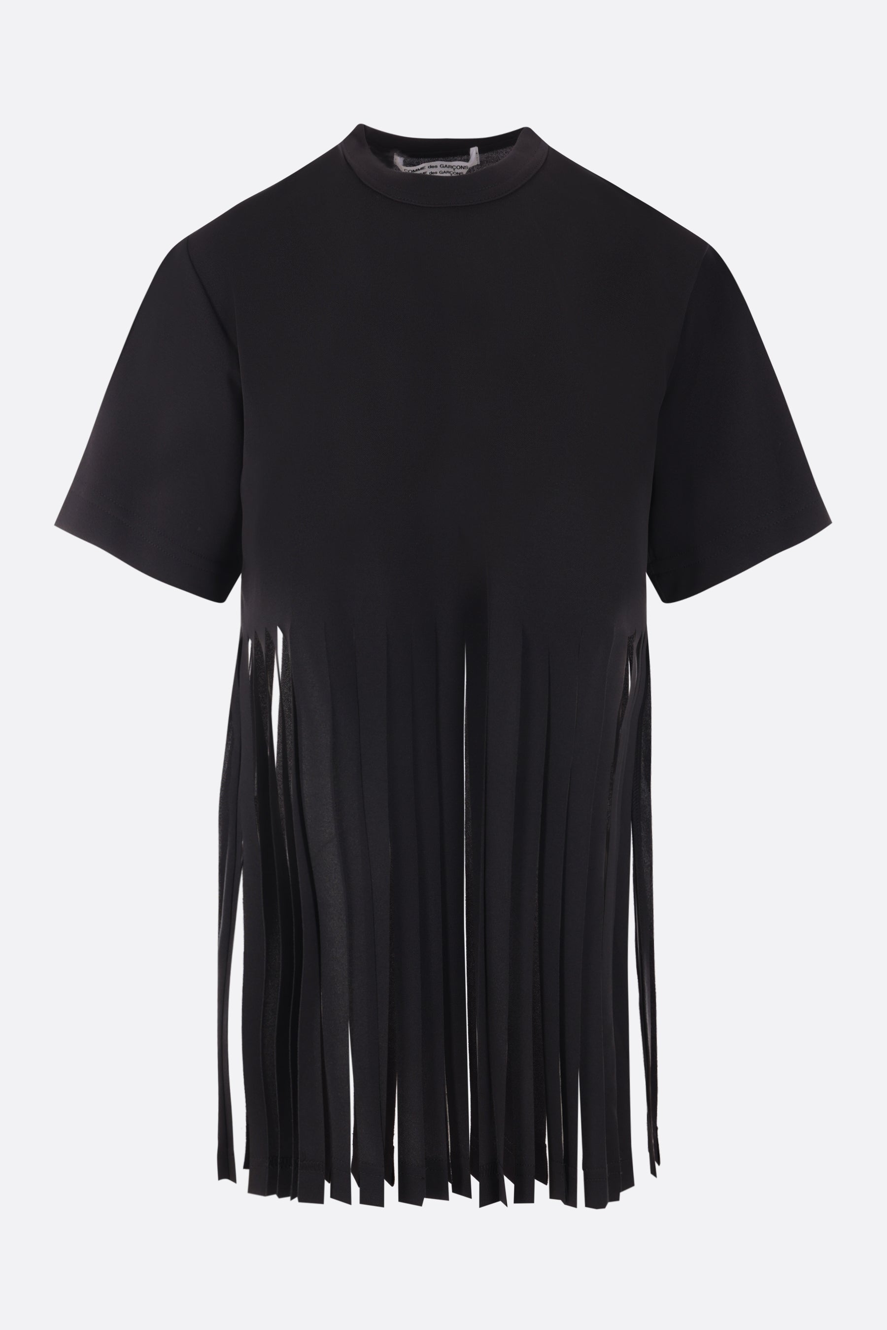 Techno fringe jersey tee