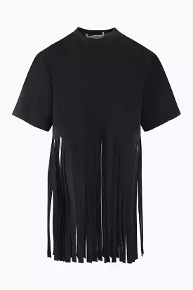 Techno fringe jersey tee