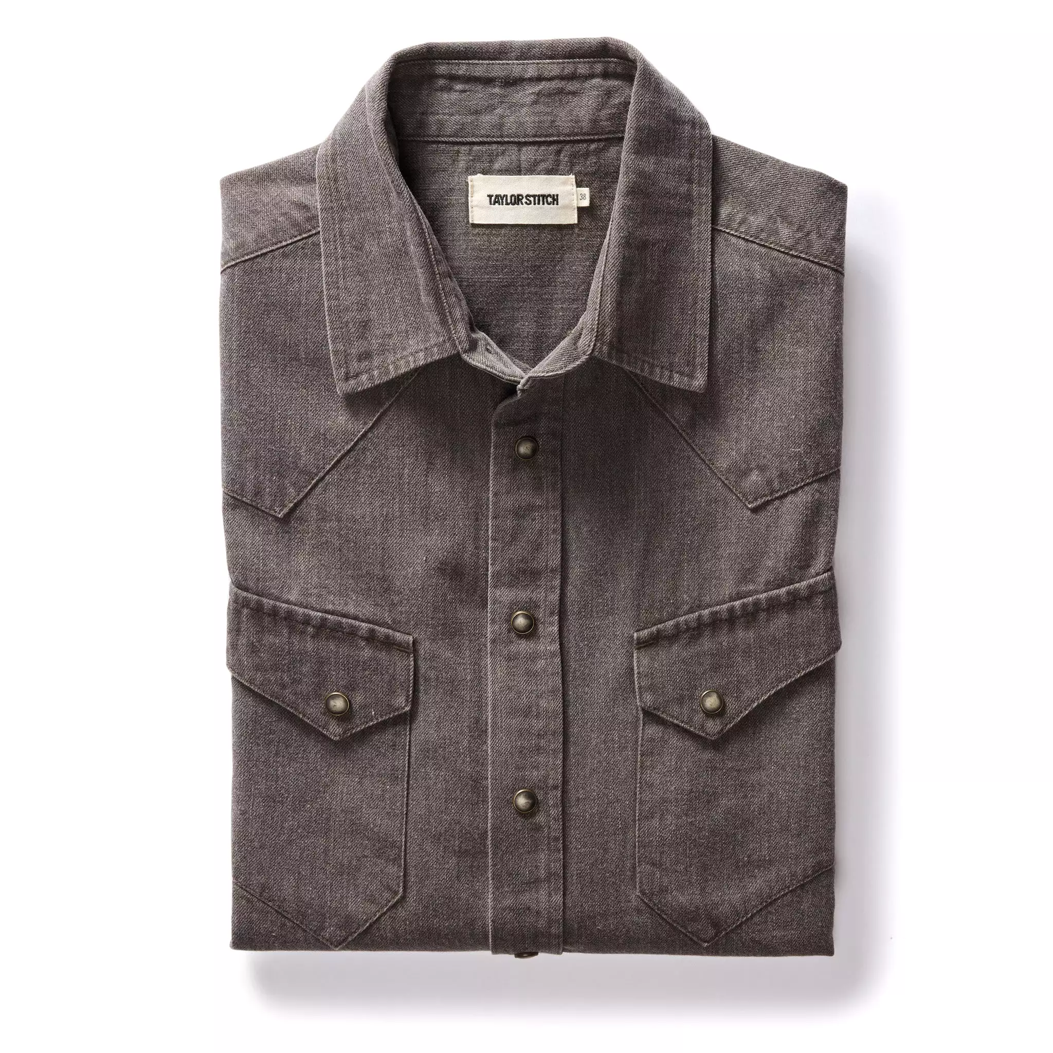 The Soil Pigment Selvage Denim Western Shirt