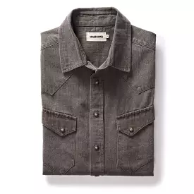 The Soil Pigment Selvage Denim Western Shirt