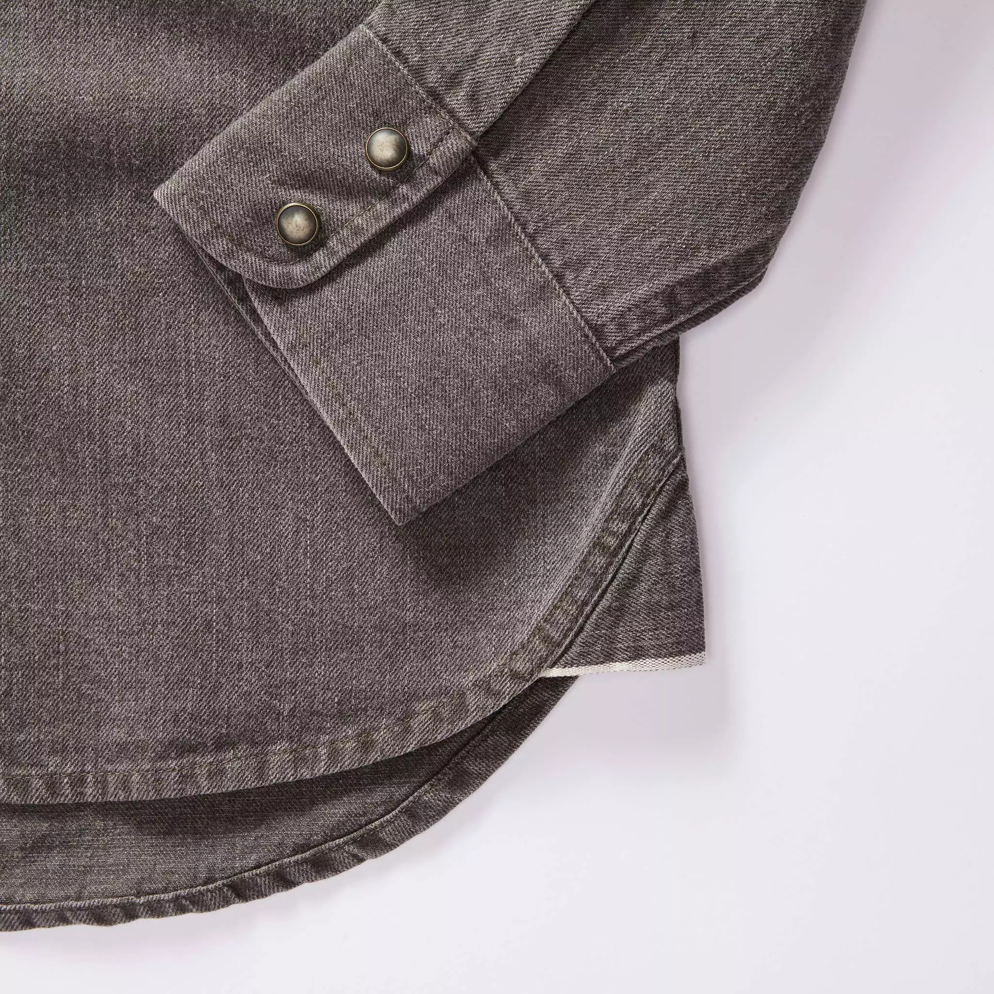 The Soil Pigment Selvage Denim Western Shirt