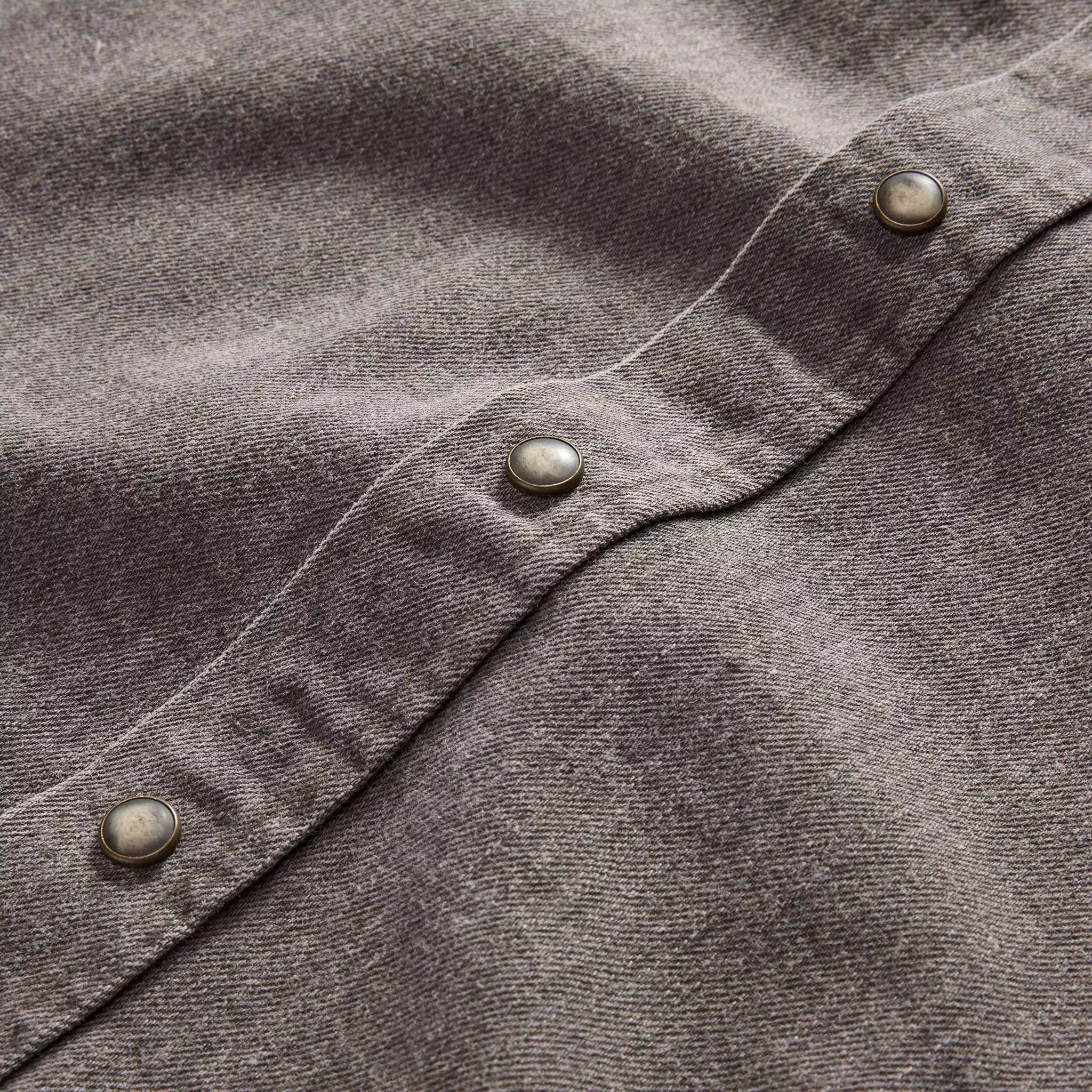 The Soil Pigment Selvage Denim Western Shirt