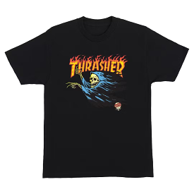 Thrasher Santa Cruz O'Brien Reaper Tee Black