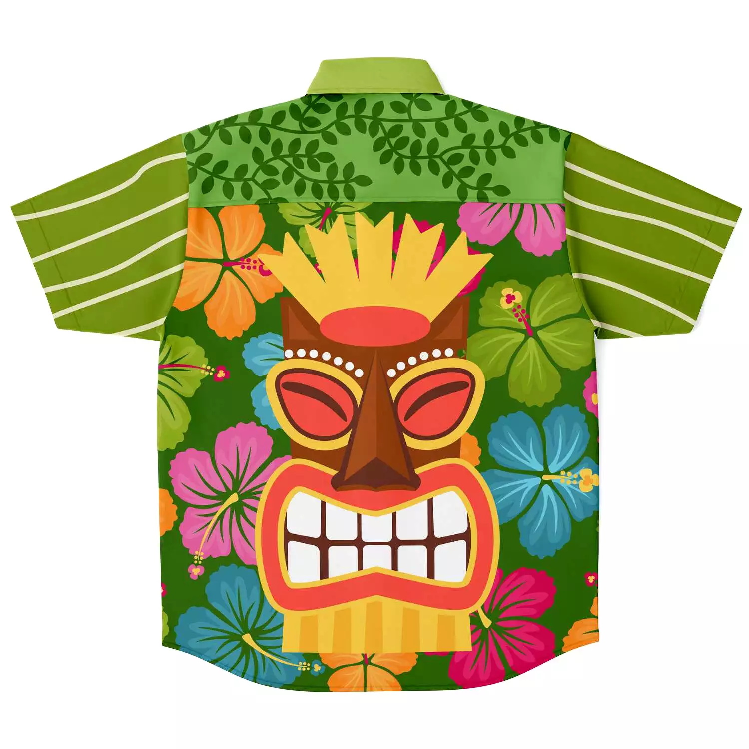 Tiki God Short Sleeve Button Down Shirt