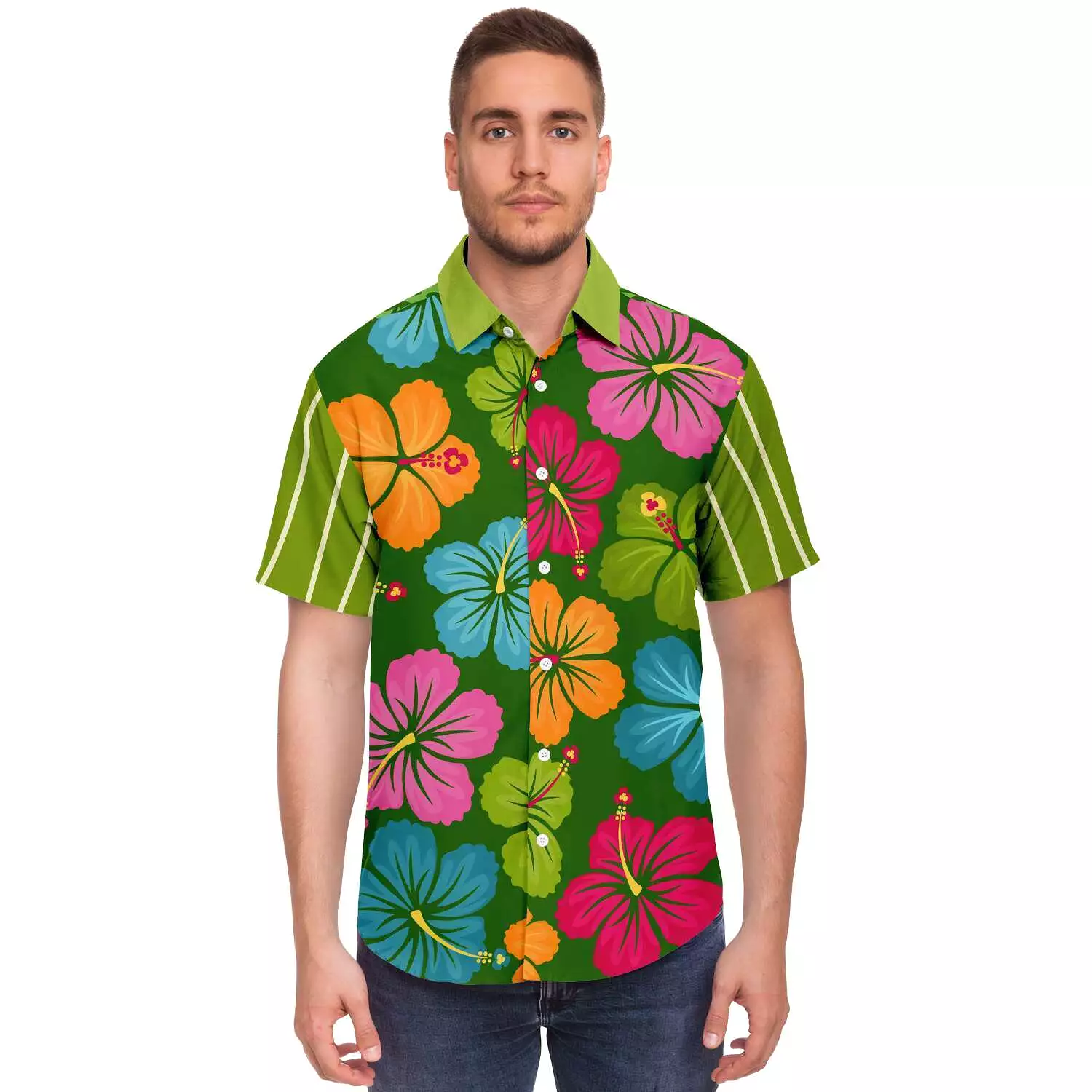 Tiki God Short Sleeve Button Down Shirt