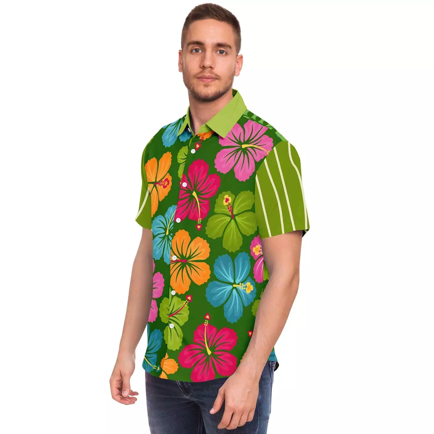 Tiki God Short Sleeve Button Down Shirt