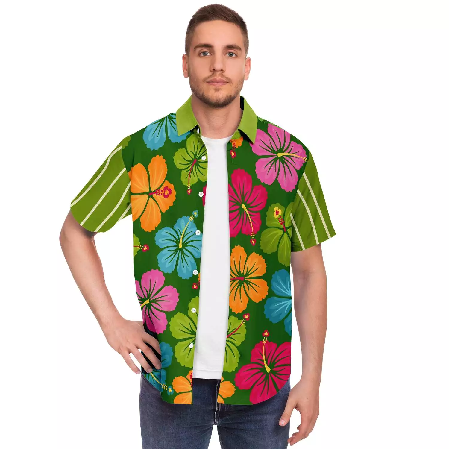 Tiki God Short Sleeve Button Down Shirt