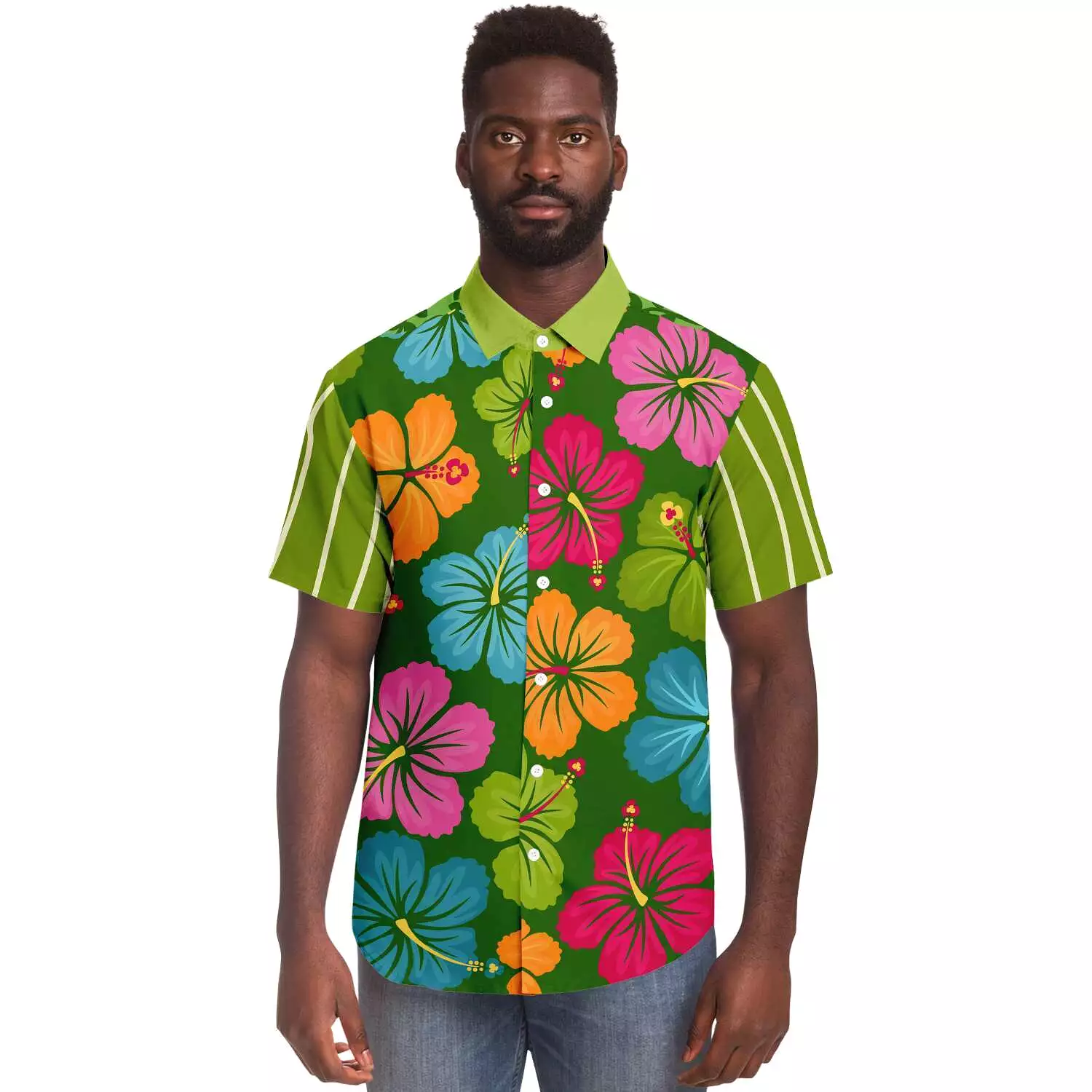 Tiki God Short Sleeve Button Down Shirt