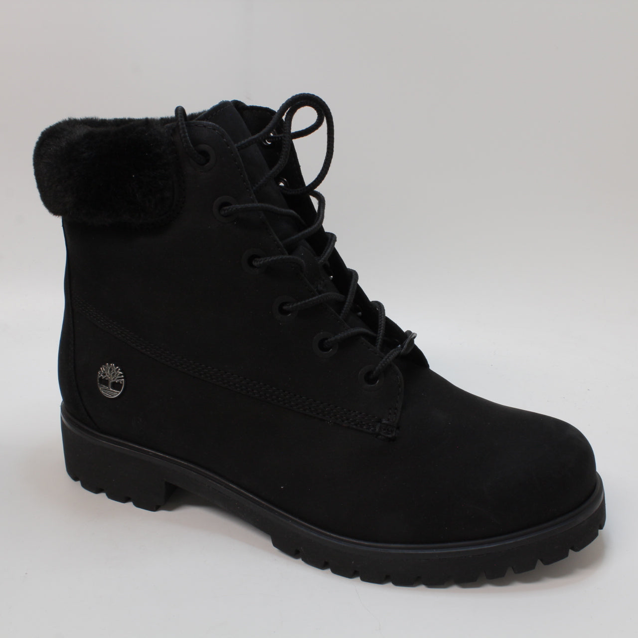 Timberland Lyonsdale Shearling Boots Black - UK Size 6