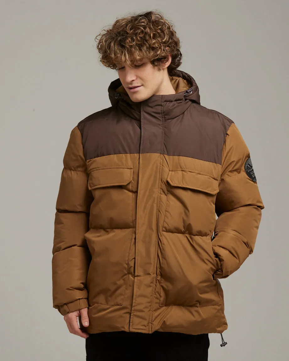 Tobacco TREWLAWNEY Men's Puffer Jacket