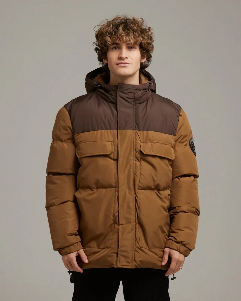 Tobacco TREWLAWNEY Men's Puffer Jacket