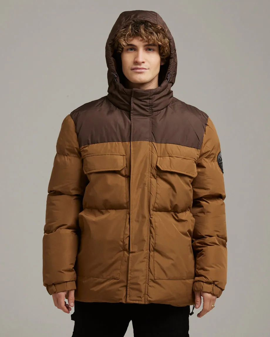 Tobacco TREWLAWNEY Men's Puffer Jacket