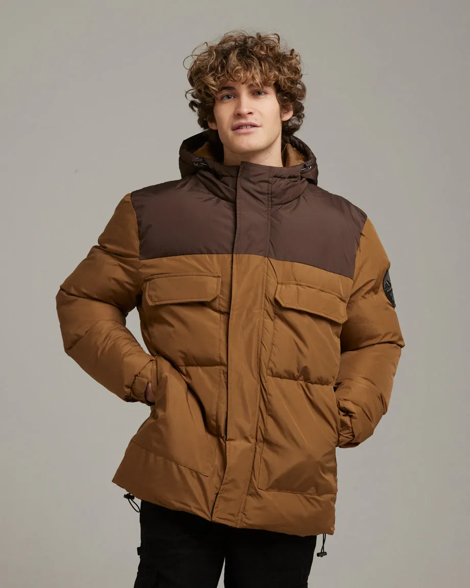 Tobacco TREWLAWNEY Men's Puffer Jacket